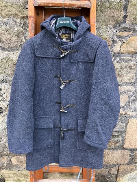 traditional british duffle coat.